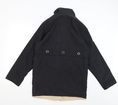 Womens UK Size 10 Berkertex Black Rain Coat
