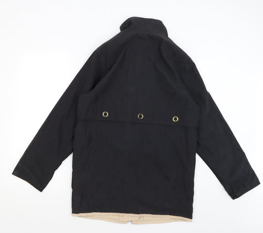 Womens UK Size 10 Berkertex Black Rain Coat
