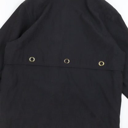 Womens UK Size 10 Berkertex Black Rain Coat