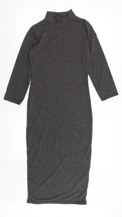 Aislinn Womens Grey   T-Shirt Dress  Size S