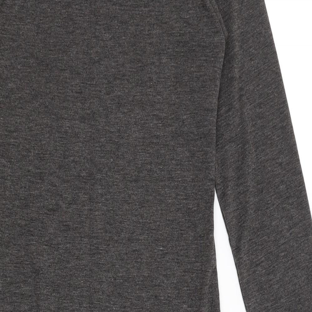 Aislinn Womens Grey   T-Shirt Dress  Size S