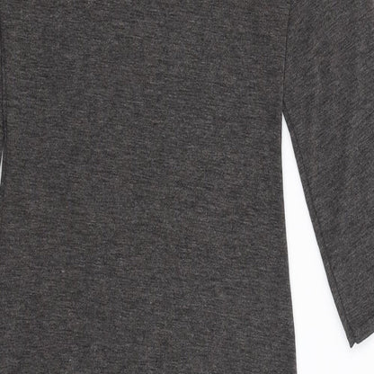 Aislinn Womens Grey   T-Shirt Dress  Size S