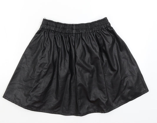 Hearts & Bows Womens Black   Flare Skirt Size M