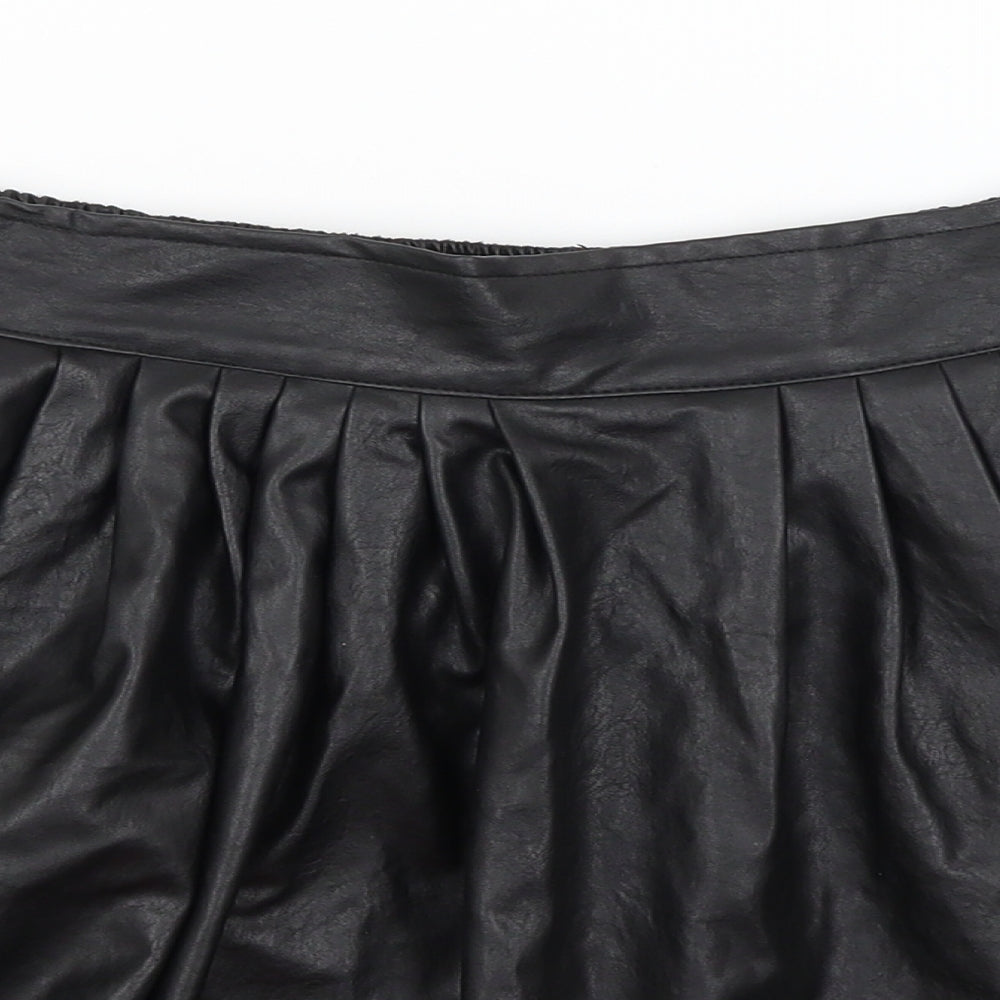 Hearts & Bows Womens Black   Flare Skirt Size M