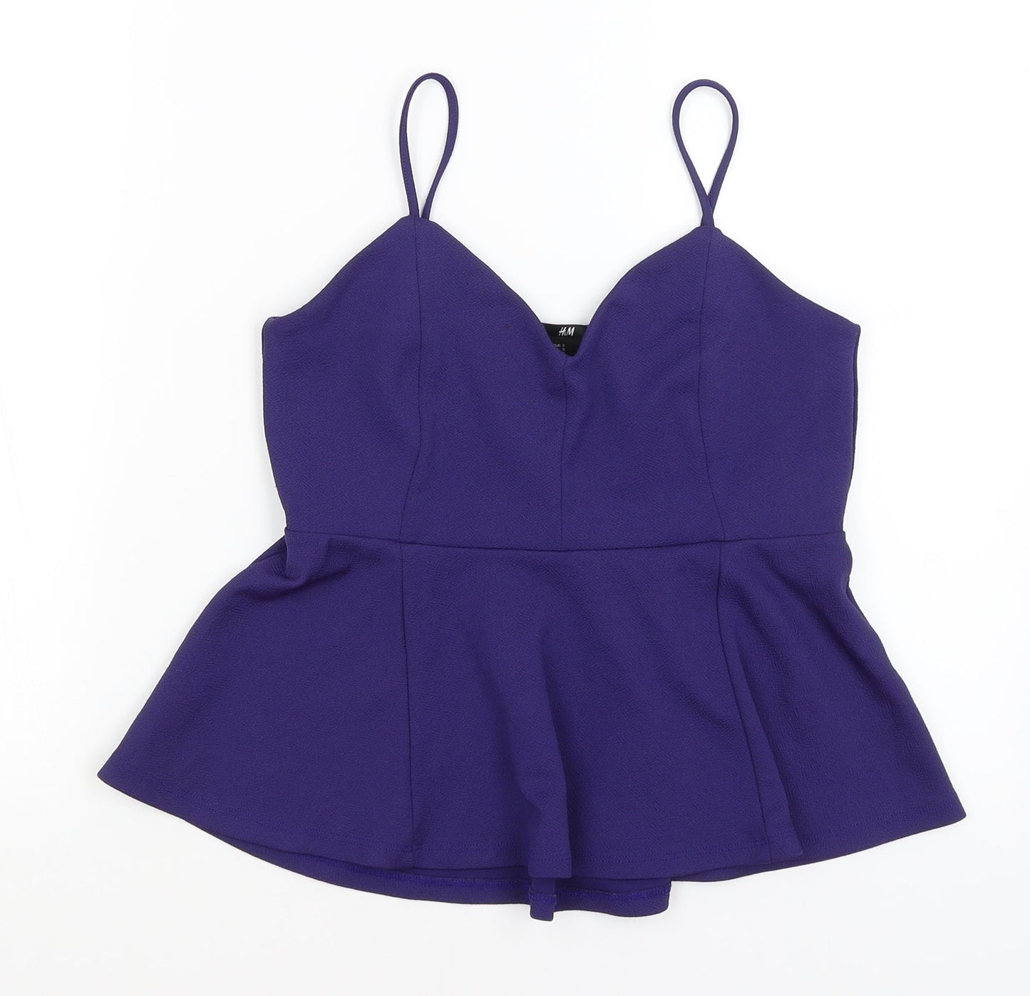 Womens UK Size S H&M Purple Camisole Tank