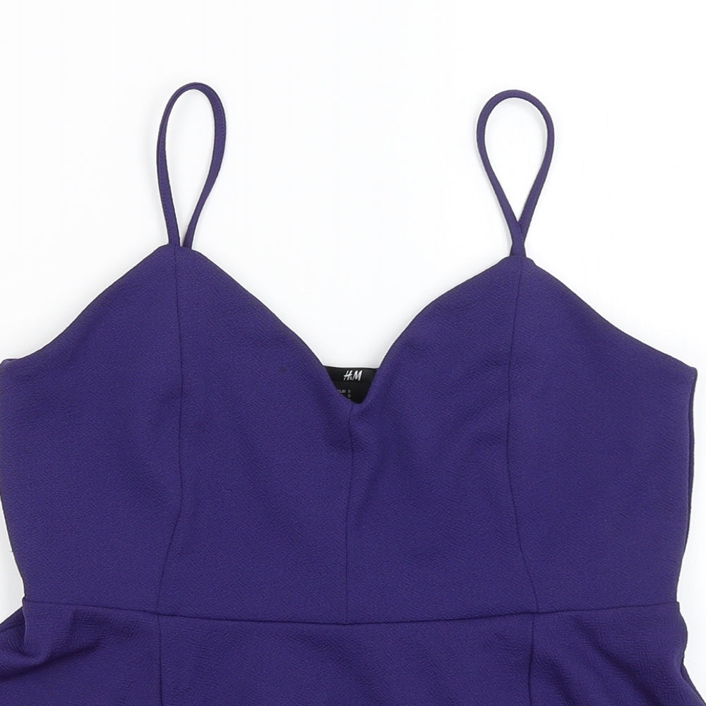 Womens UK Size S H&M Purple Camisole Tank
