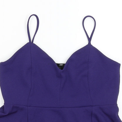 Womens UK Size S H&M Purple Camisole Tank