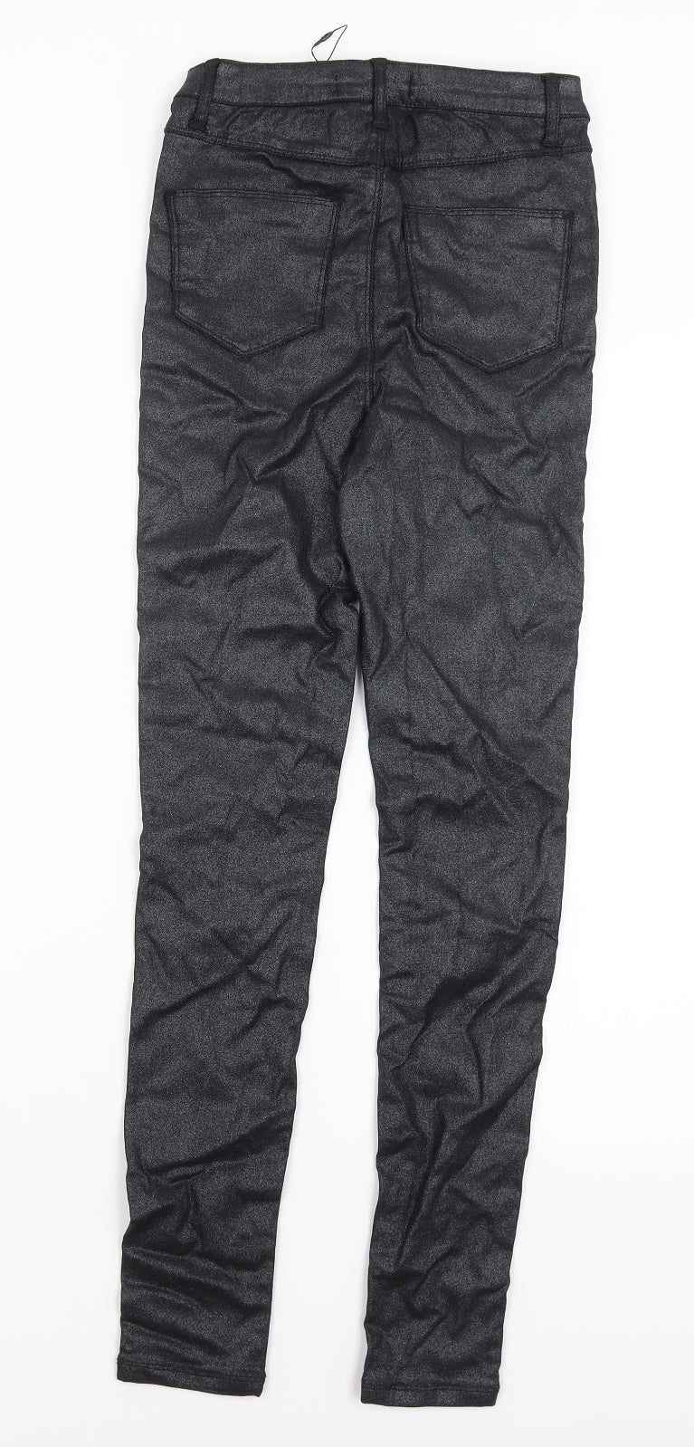 Denim Co Womens Black   Trousers  Size 4 L27 in