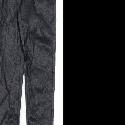 Denim Co Womens Black   Trousers  Size 4 L27 in