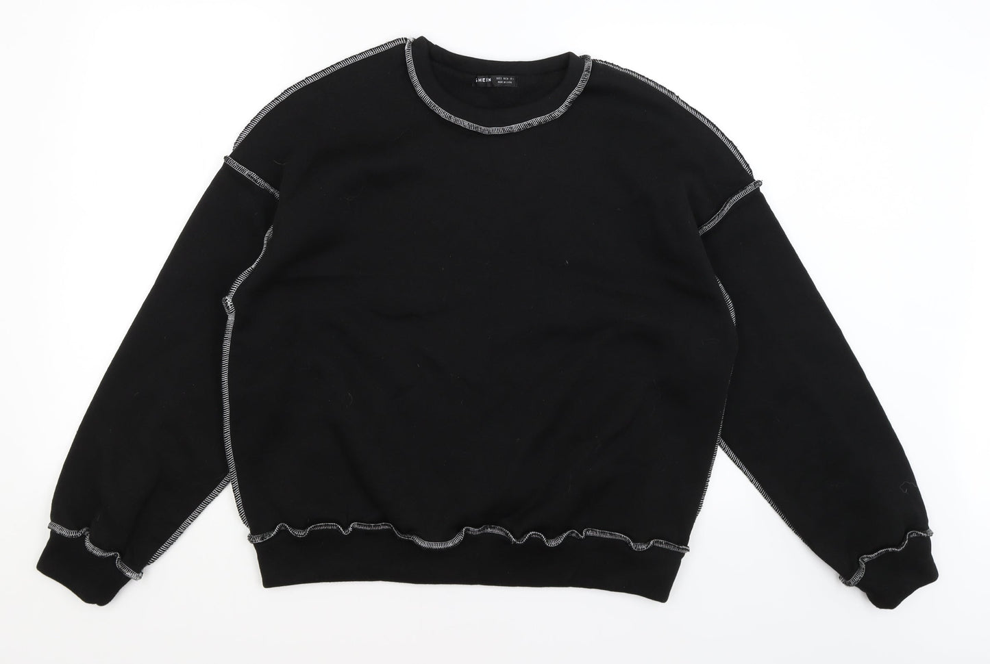 SheIn Womens Black   Pullover Jumper Size S