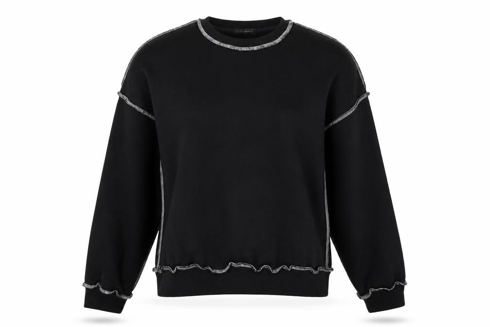 Womens UK Size S SheIn Black Pullover Jumper
