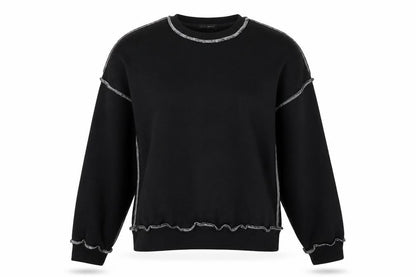 Womens UK Size S SheIn Black Pullover Jumper