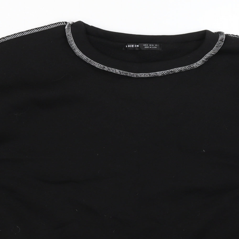 SheIn Womens Black   Pullover Jumper Size S