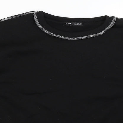 SheIn Womens Black   Pullover Jumper Size S
