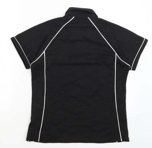 Finden Hales Mens Black    Polo Size M