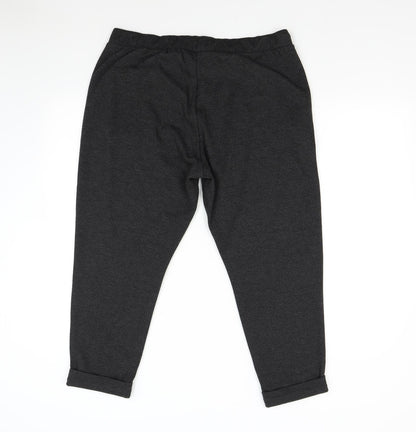 Womens UK Size 16 M&S Regular Fit  Grey Trousers