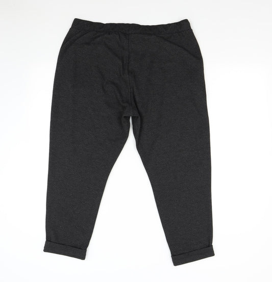 Womens UK Size 16 M&S Regular Fit  Grey Trousers