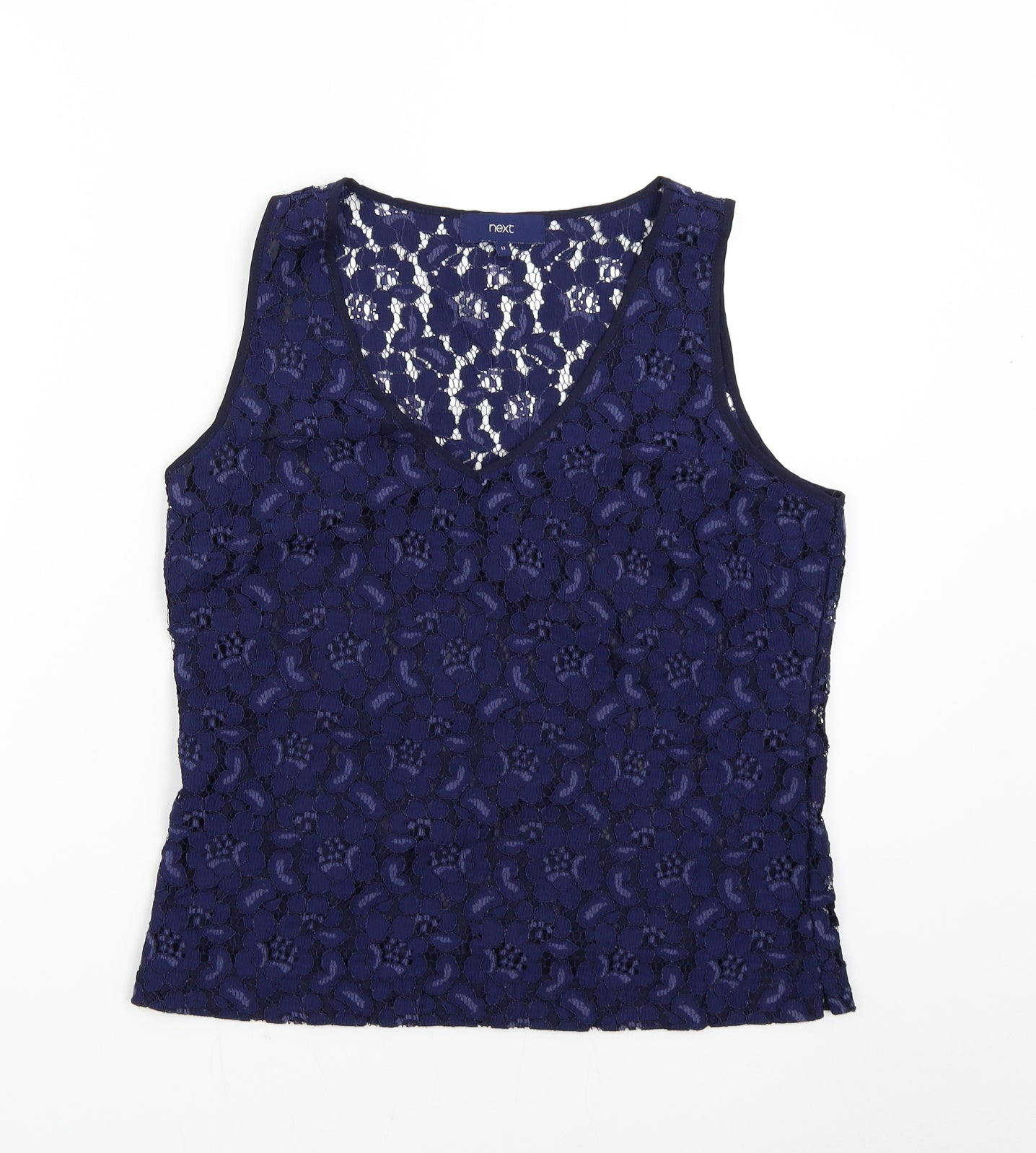 Womens UK Size 12 NEXT Blue Basic Tank
