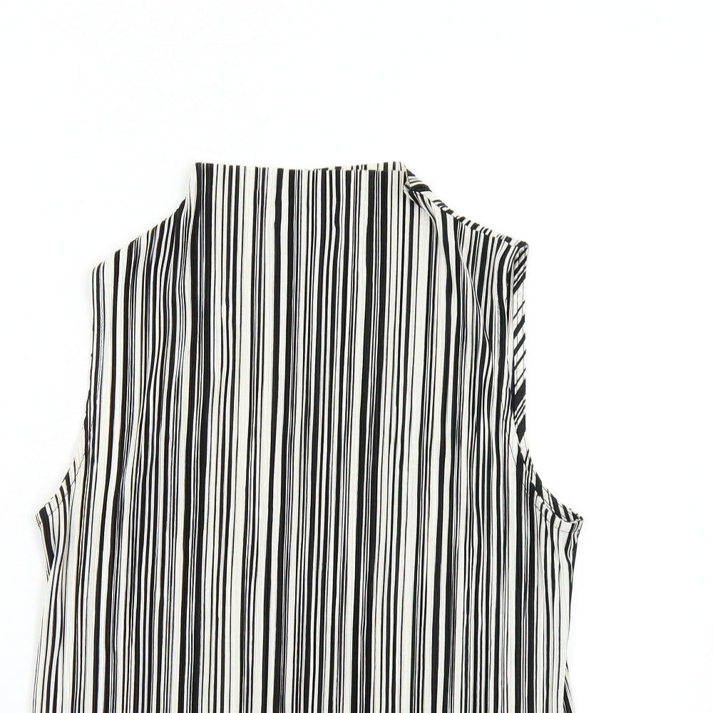 Womens UK Size 8 Topshop Multicoloured Basic Blouse