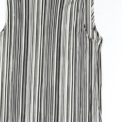 Womens UK Size 8 Topshop Multicoloured Basic Blouse