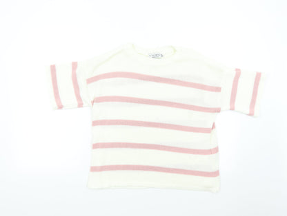 Womens UK Size 8 In the Style Pink Pullover Jumper