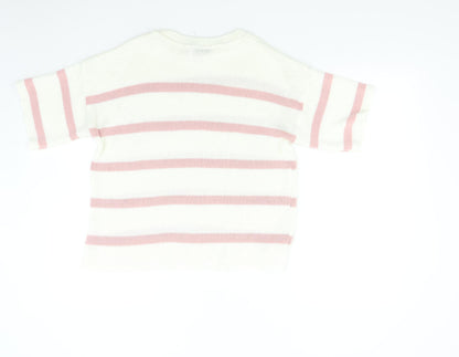 Womens UK Size 8 In the Style Pink Pullover Jumper