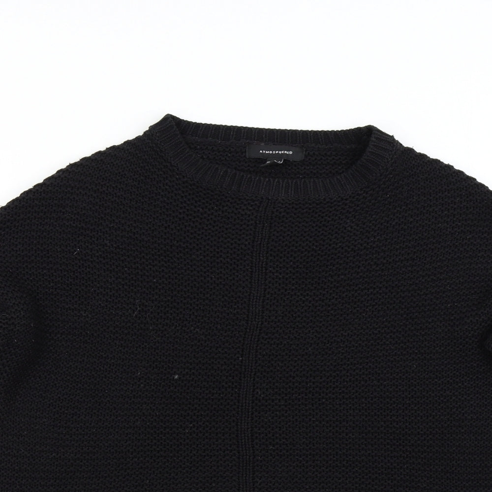 Primark Womens Black  Knit Pullover Jumper Size 6