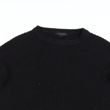 Primark Womens Black  Knit Pullover Jumper Size 6