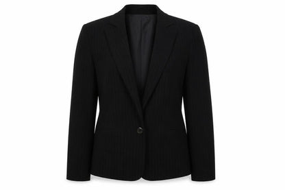 Womens UK Size 12 AMARANTO Regular Black Blazer