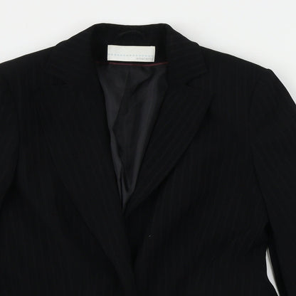 Womens UK Size 12 AMARANTO Regular Black Blazer