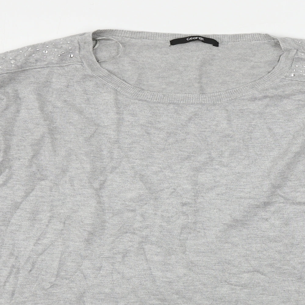 George  Womens Green   Pullover Jumper Size 18