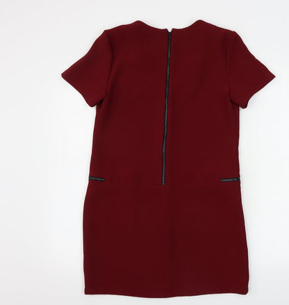 Topshop  Womens Red   A-Line  Size 8