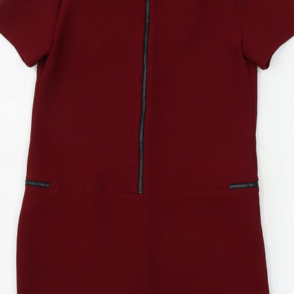Topshop  Womens Red   A-Line  Size 8