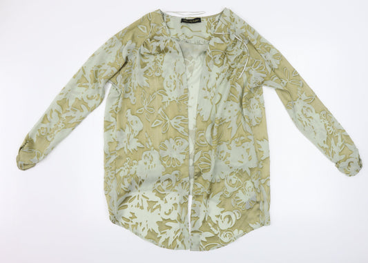 Womens UK Size 8 Miss Selfridge Green Cardigan Jumper