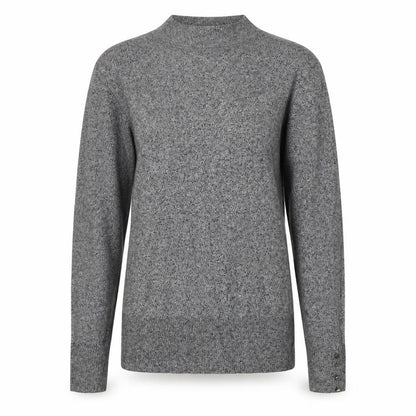 Front view of F&F women’s grey jumper, size UK 10
