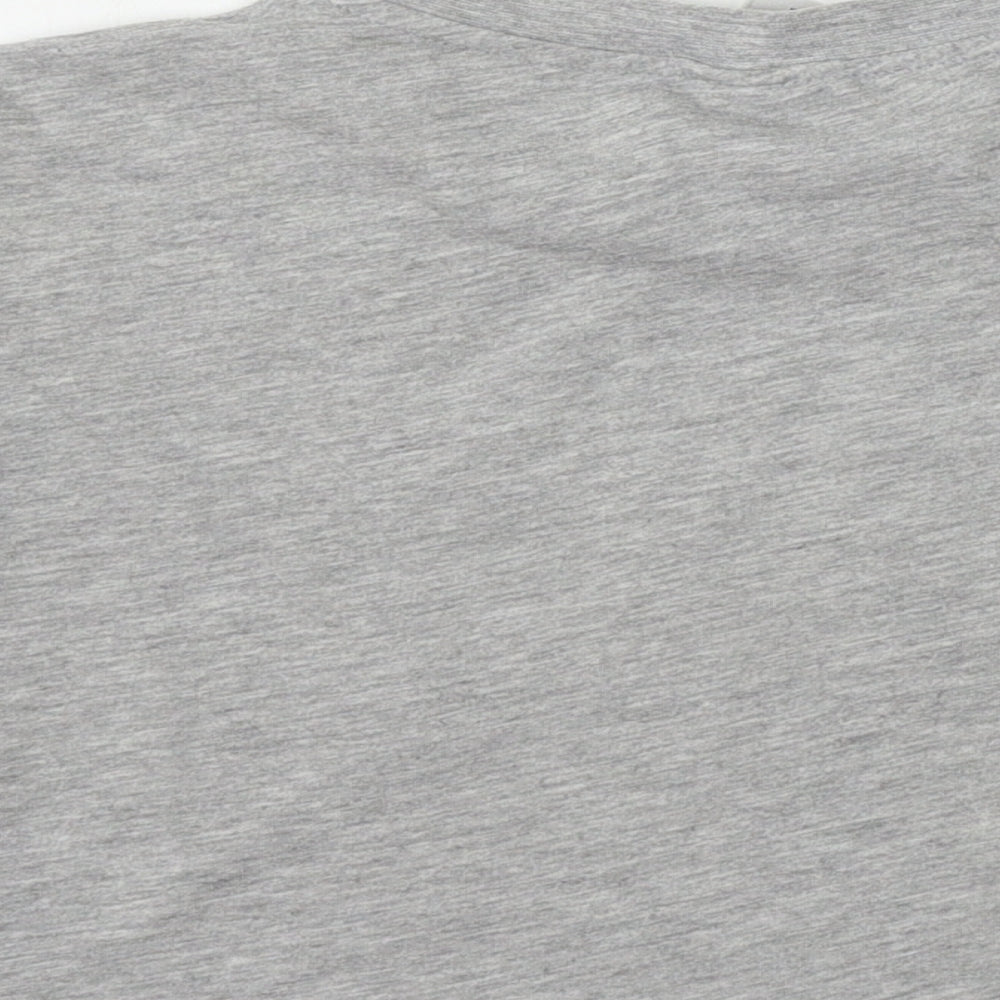 YD Girls Grey   Cropped T-Shirt Size 10-11 Years
