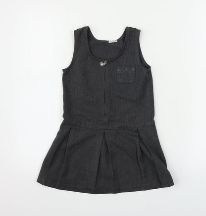 Matalan  Girls Grey   A-Line  Size 4 Years