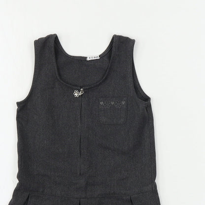 Matalan  Girls Grey   A-Line  Size 4 Years