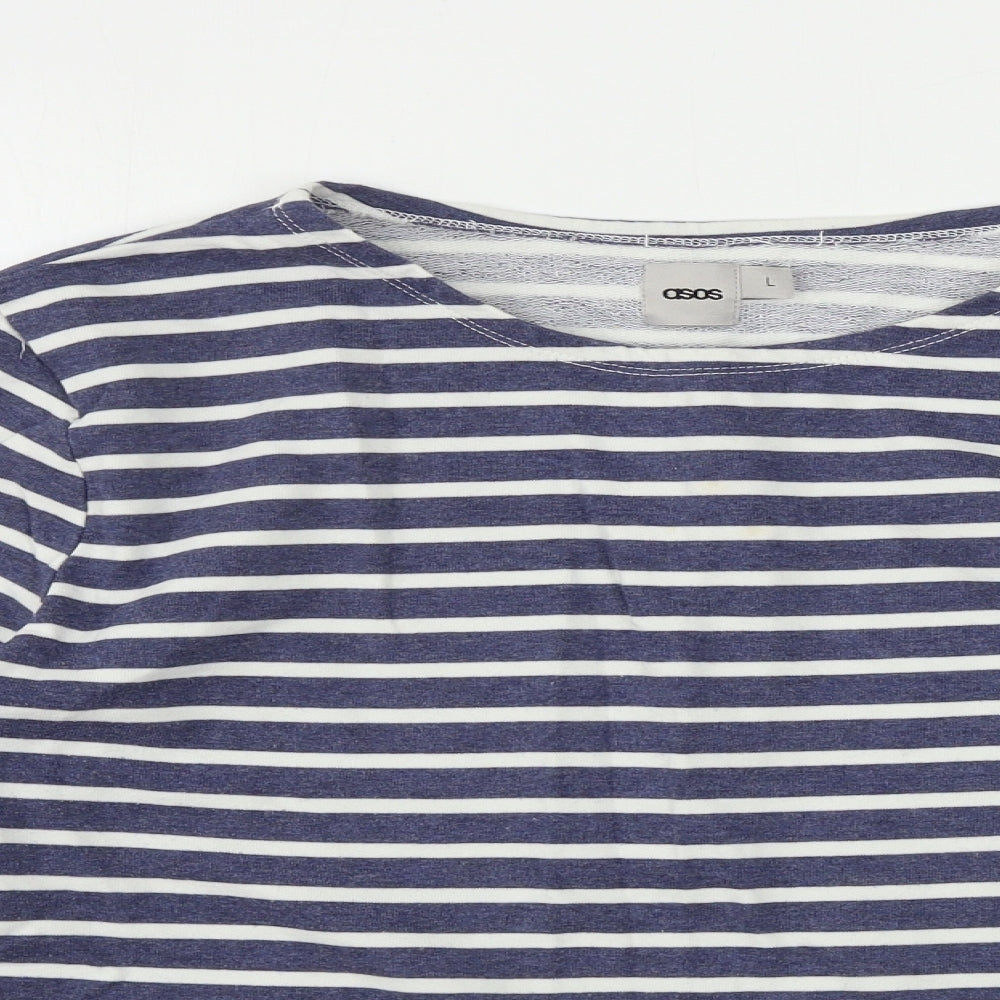 Womens UK Size L ASOS Blue Pullover Jumper