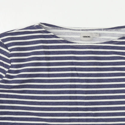 Womens UK Size L ASOS Blue Pullover Jumper