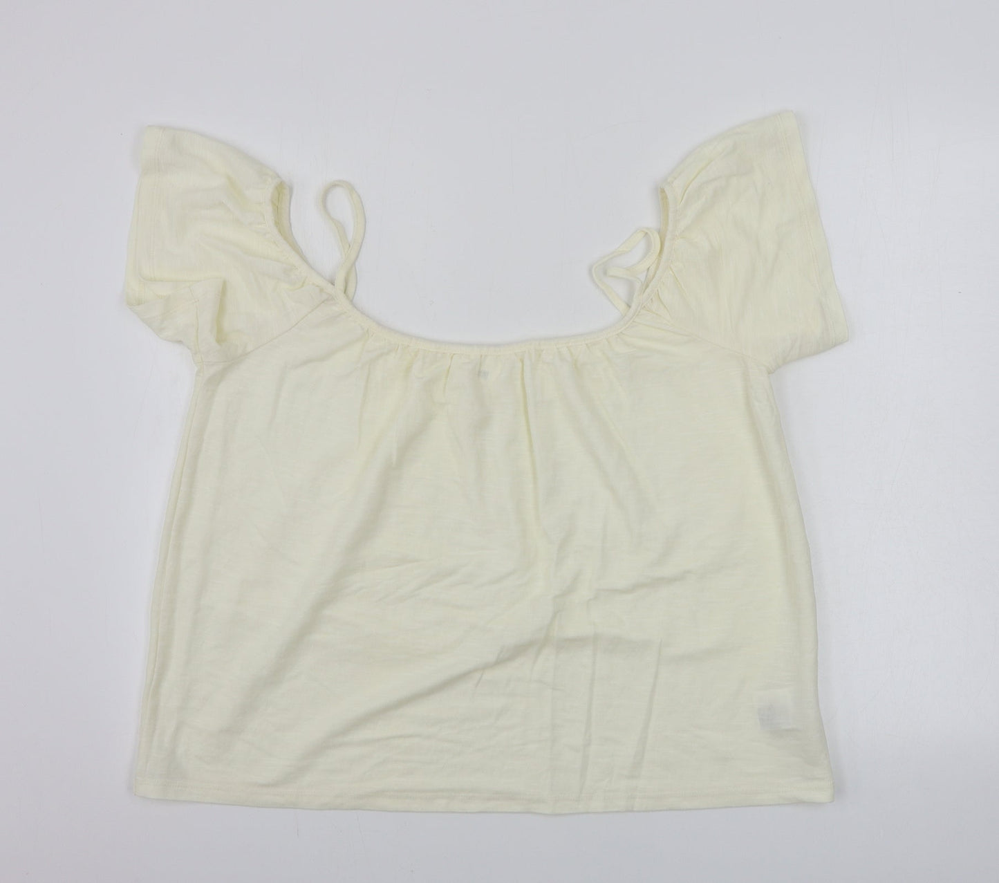 Womens UK Size L H&M Beige Basic Blouse
