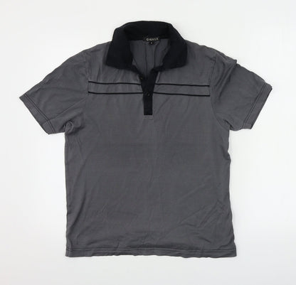 George  Mens Grey    Polo Size S