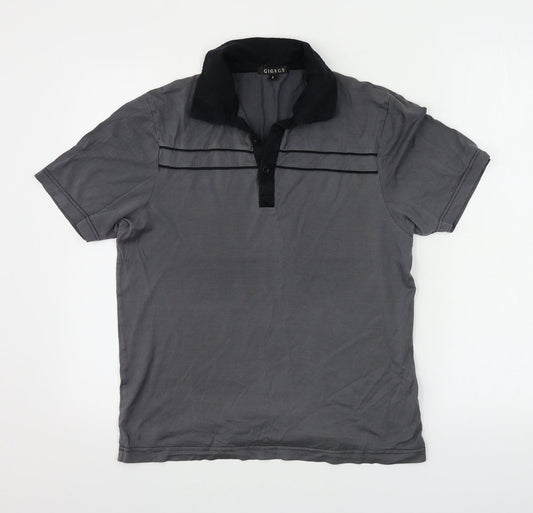 George  Mens Grey    Polo Size S