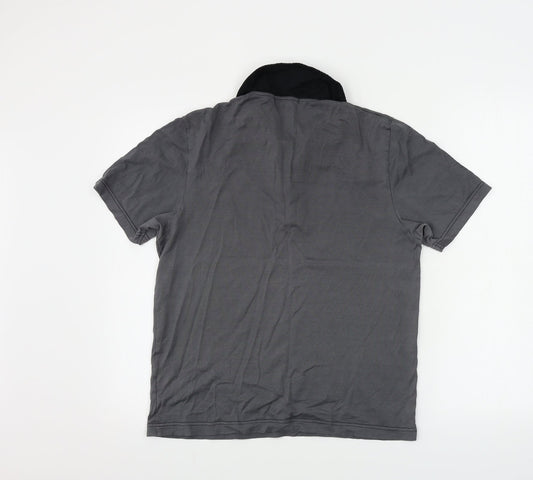 George  Mens Grey    Polo Size S