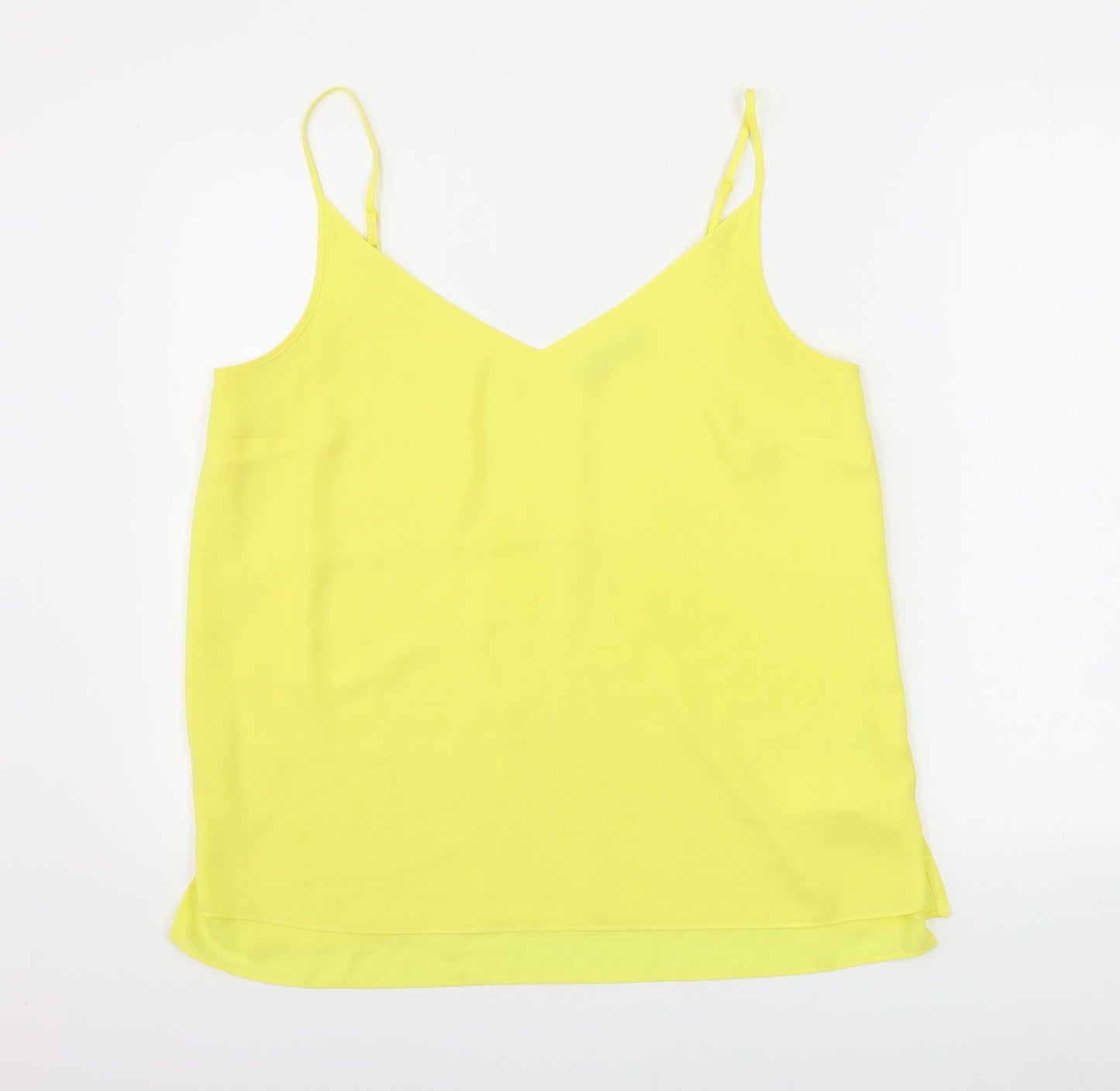 George  Womens Yellow   Basic Blouse Size 14