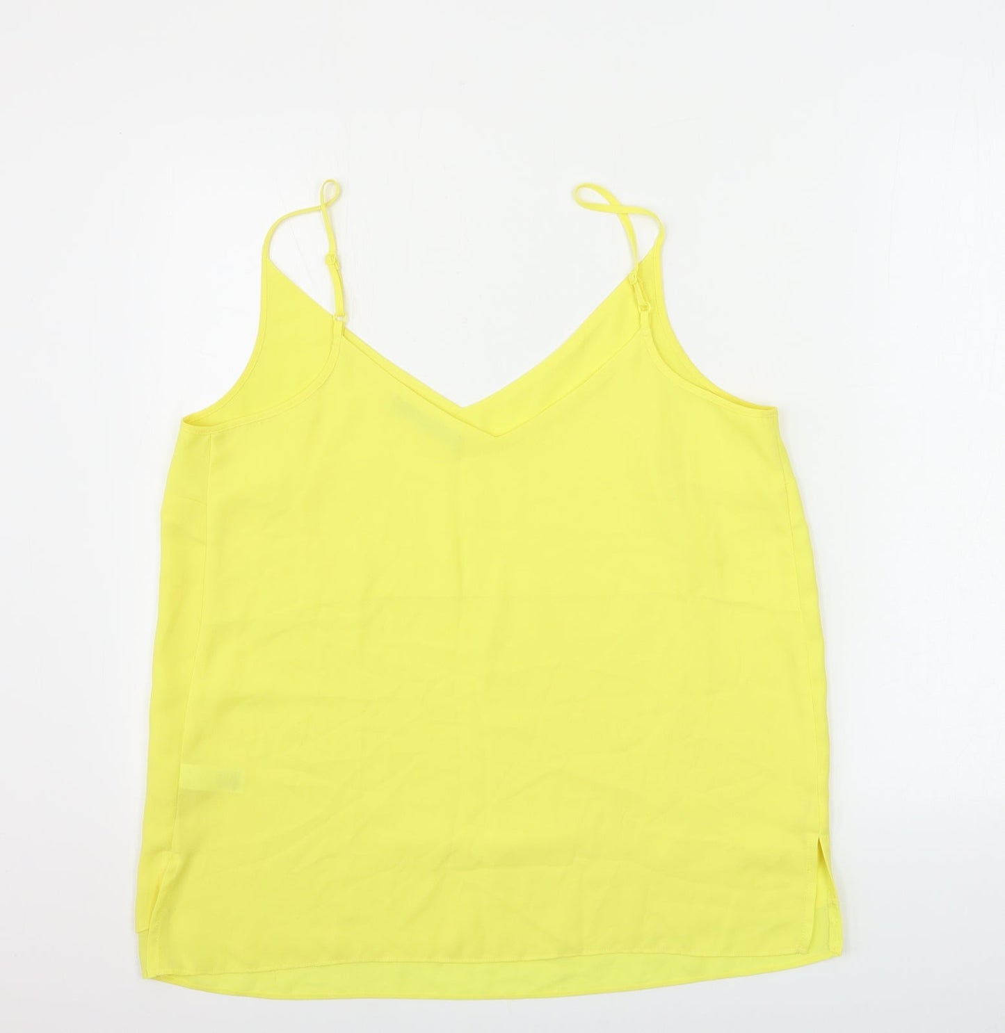 George  Womens Yellow   Basic Blouse Size 14