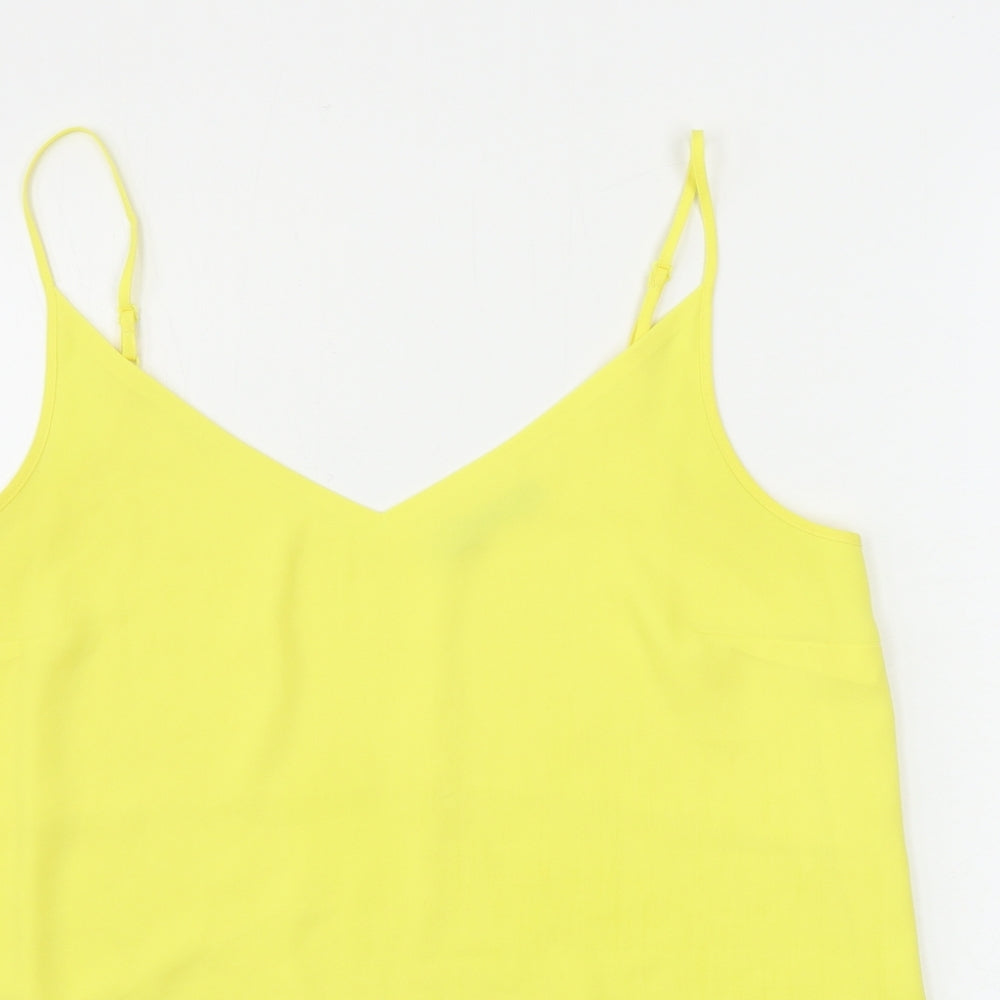 George  Womens Yellow   Basic Blouse Size 14