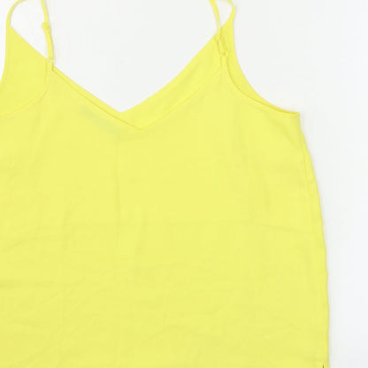 George  Womens Yellow   Basic Blouse Size 14