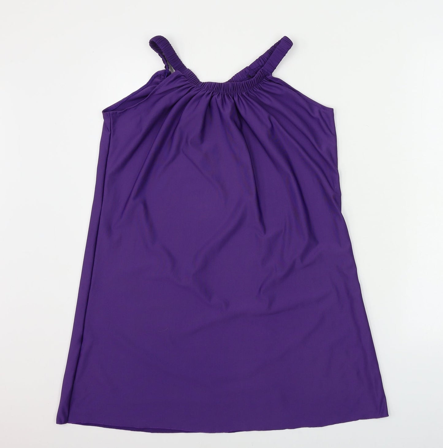 Womens UK Size S Preworn Purple Basic Blouse