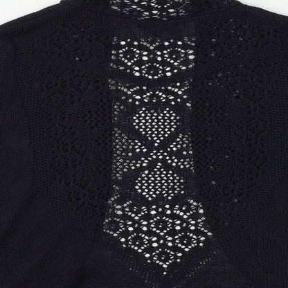 Womens UK Size 16 Soon Black Cardigan Jumper
